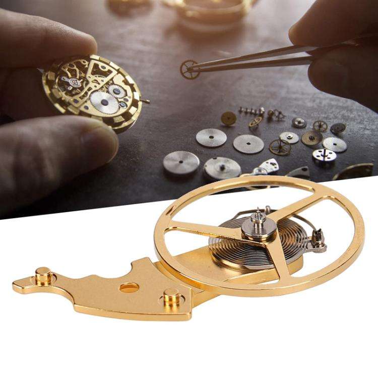 For ETA 2824 2834 2836 Movements Watch Full Balance with Pendulum Cockpit Repair Tool(Gold)