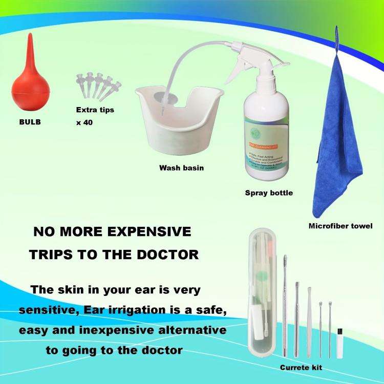 Portable Manual Ear Washer Ear Flusher Ear Wax Cleaner(Manual)