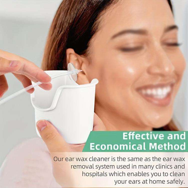Portable Manual Ear Washer Ear Flusher Ear Wax Cleaner(Manual)