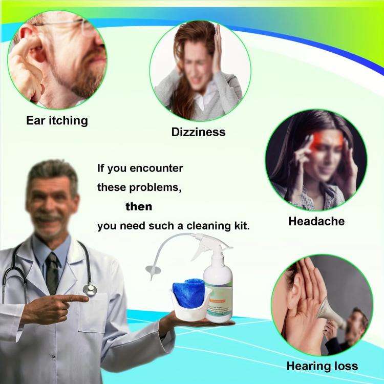 Portable Manual Ear Washer Ear Flusher Ear Wax Cleaner(Manual)