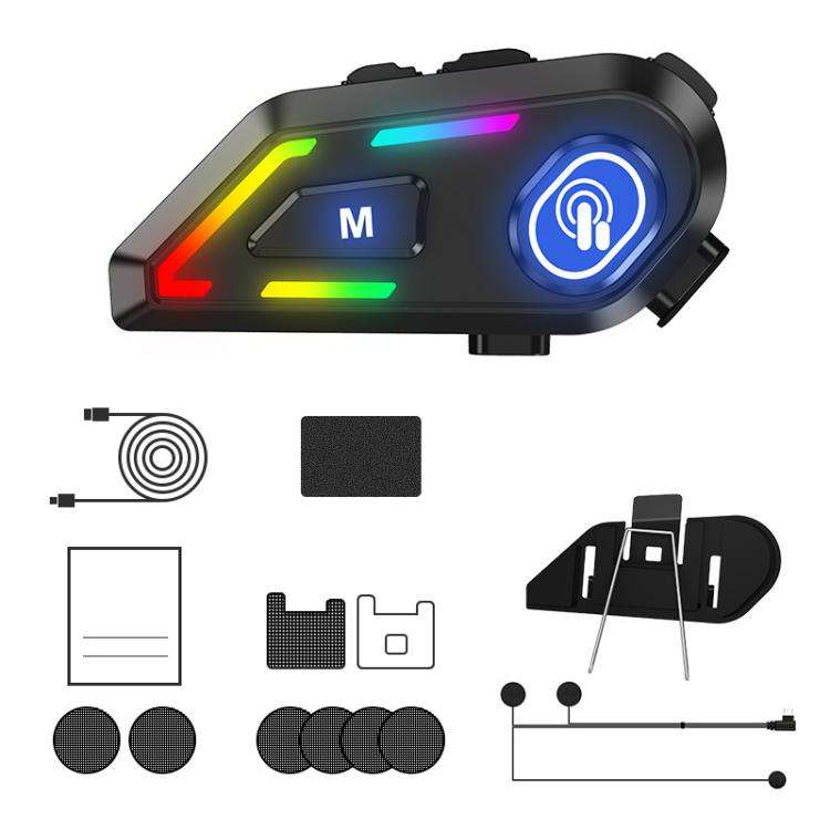 C5 IPX7 Waterproof Outdoor Cycling Noise Reduction Helmet Bluetooth Headset, Spec: Soft Mic