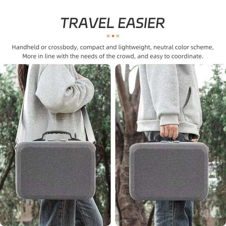 For DJI Flip XFJI Smooth Fly Portable Storage Bag Handheld Shoulder Bag(Gray)