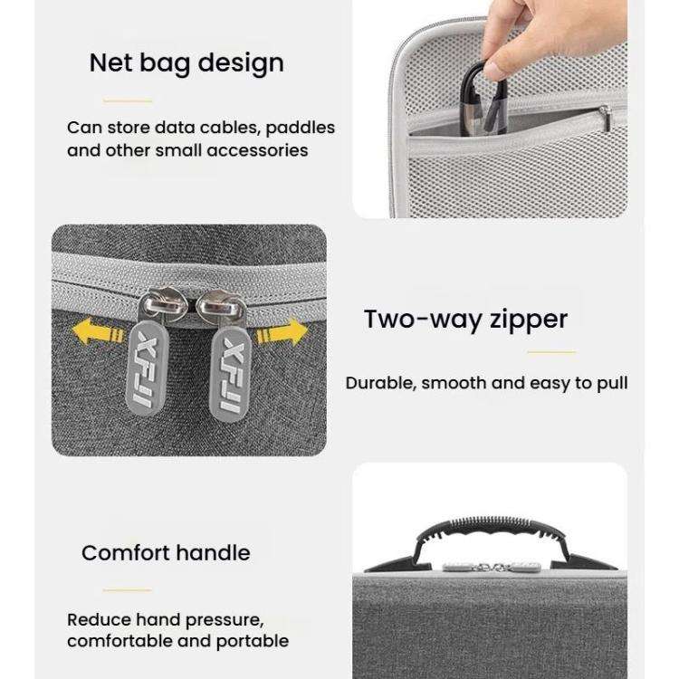 For DJI Flip XFJI Smooth Fly Portable Storage Bag Handheld Shoulder Bag(Gray)