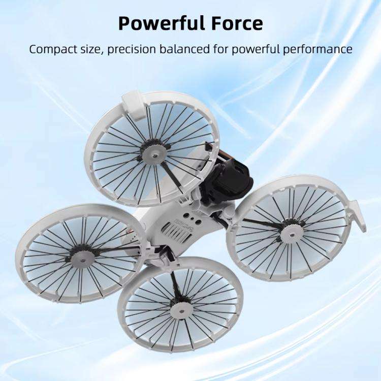 For DJI Flip BRDRC 2pairs Propellers Drone 4022F Colored Blades(Black)