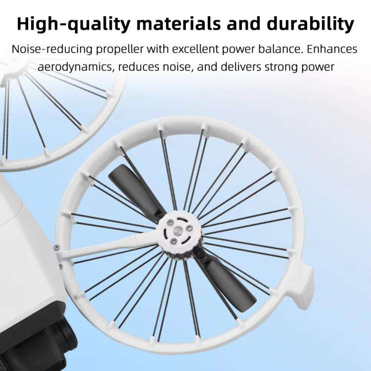 For DJI Flip BRDRC 2pairs Propellers Drone 4022F Colored Blades(Black)