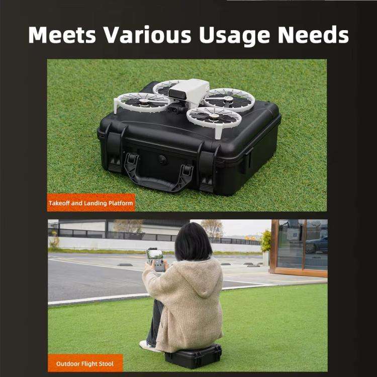 For DJI Flip BRDRC Explosion-proof Waterproof Case With Screen Remote Control Suitcase Shoulder C...