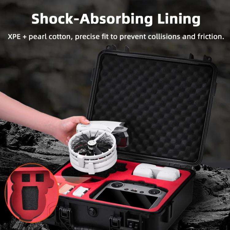 For DJI Flip BRDRC Explosion-proof Waterproof Case With Screen Remote Control Suitcase Shoulder C...