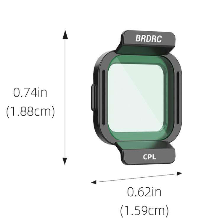 For DJI Flip BRDRC Lens Filters Protective Lens Accessories, Style: CPL