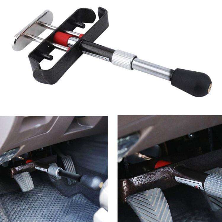 XC-F030 Car Interior Anti-Theft Anti-Pick And Anti-Violence Brake Lock Foot Pedal Locker Clutch L...