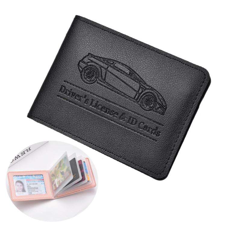 Multi-card Driver License Card Holder Women Driving License Leather Protective Case ID Credit Car...