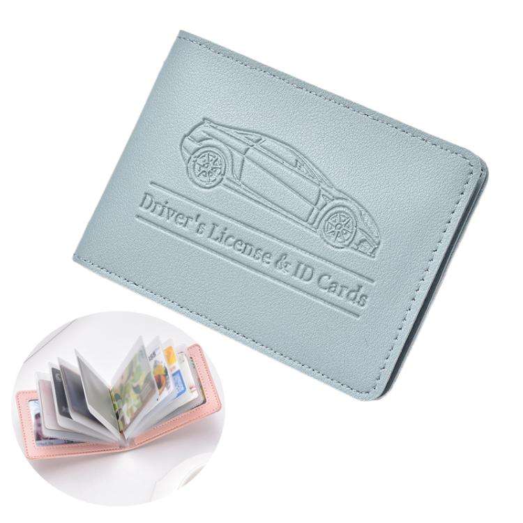 Multi-card Driver License Card Holder Women Driving License Leather Protective Case ID Credit Car...
