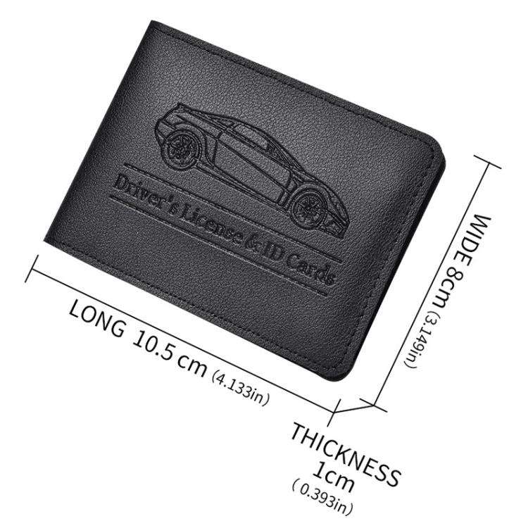 Multi-card Driver License Card Holder Women Driving License Leather Protective Case ID Credit Car...