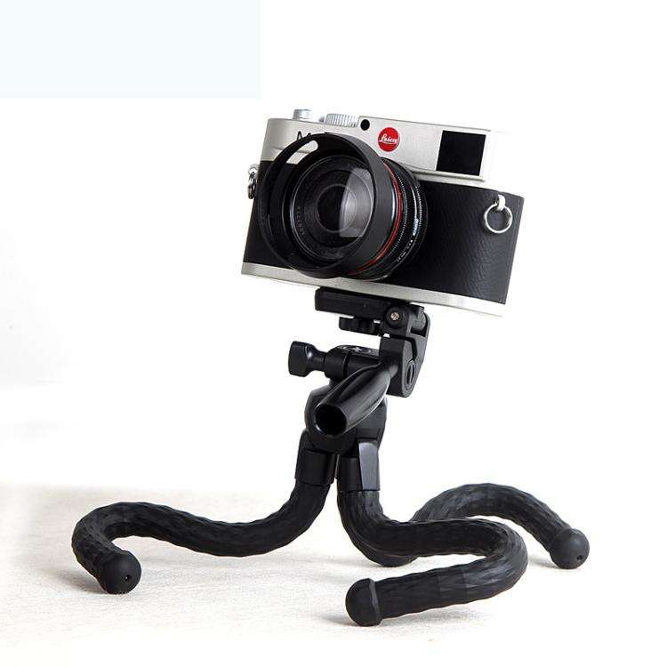YUNTENG 3280 Octopus Tripod With 3-Way Pan Head Camera Phone Holder(Black)