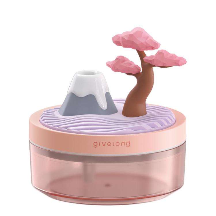 Givelong Mini Portable Landscape Humidifier Plant Pot Hydrator Mister USB Car Spray Aromatherapy ...