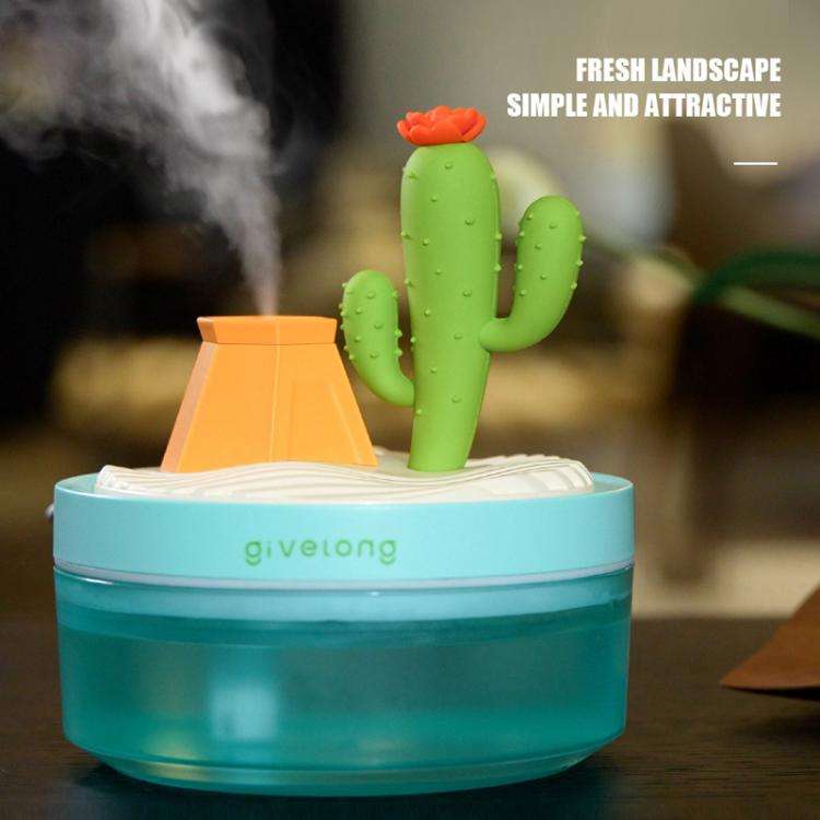 Givelong Mini Portable Landscape Humidifier Plant Pot Hydrator Mister USB Car Spray Aromatherapy ...