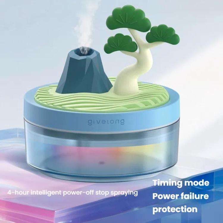 Givelong Mini Portable Landscape Humidifier Plant Pot Hydrator Mister USB Car Spray Aromatherapy ...
