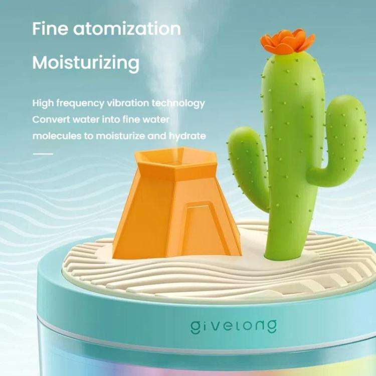 Givelong Mini Portable Landscape Humidifier Plant Pot Hydrator Mister USB Car Spray Aromatherapy ...