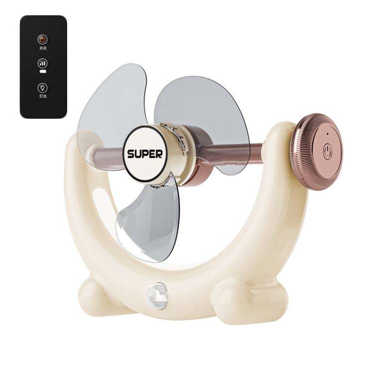 Multifunctional Fan Light Sound Big Wind Power With Light Wall Mounted Long Life Desktop Small Ce...