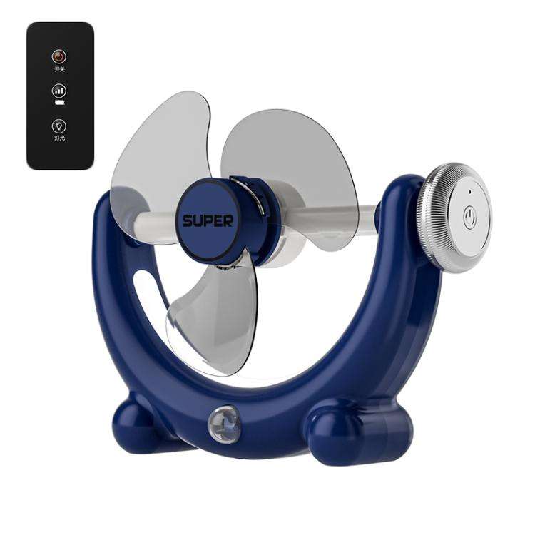 Multifunctional Fan Light Sound Big Wind Power With Light Wall Mounted Long Life Desktop Small Ce...