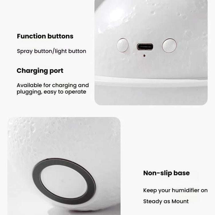 Humidifier USB Large Mist Volume Ambient Light Home Car Aromatherapy Humidifier Decoration Orname...