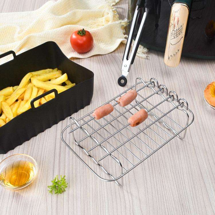 22 In 1 Air Fryer Accessories Set Airfryer Mold Liner Reusable Oven Grill Baking Rack