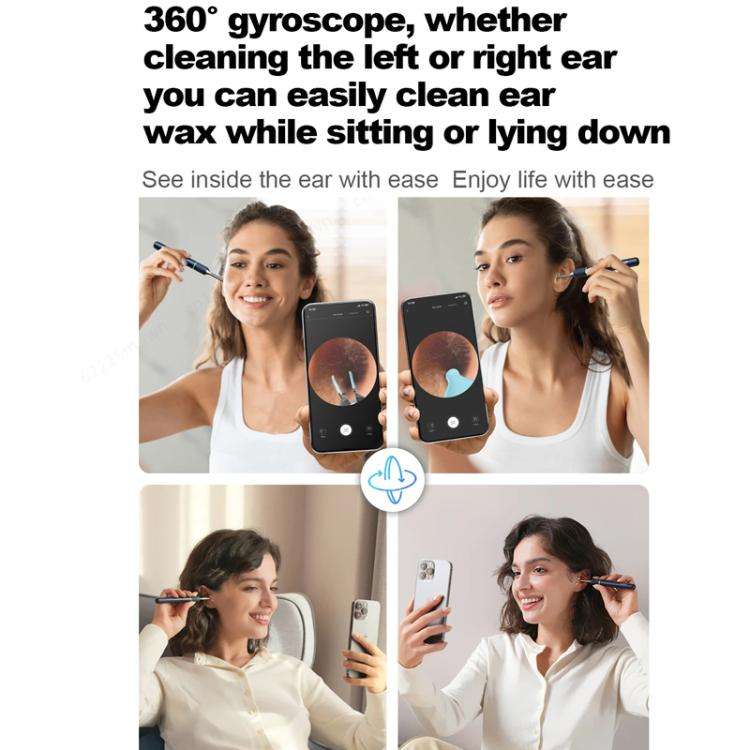 Bebird Note5 Pro Visual Ear Scoop Ear Picking Tool Cleaning Set(White)