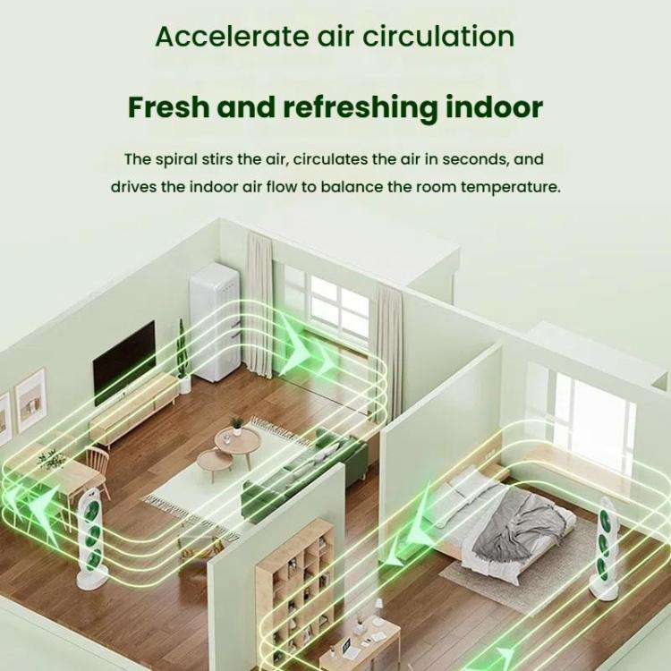Simple Triple Turbine Design Fan Large Wind Desktop USB Charging Portable Home Outdoor Dormitory ...