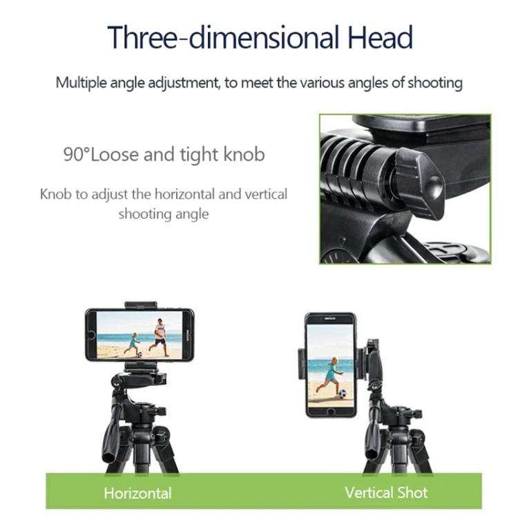 YUNTENG VCT-608 Adjustable Camera Tripod 11.8-25.4 Inch With 360 Degree Rotating 3-Way Pan Head &...
