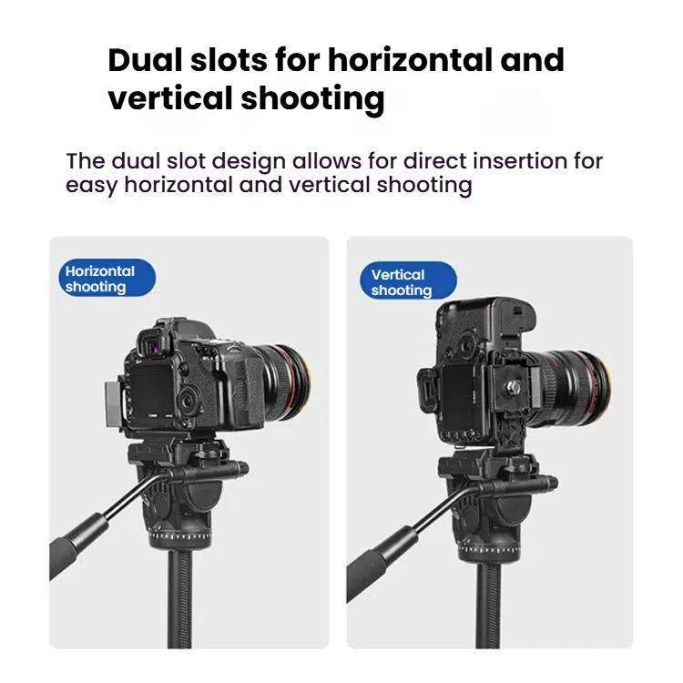 YUNTENG Vertical & Horizontal Quick Release Plate for VCT-691/VCT-6006/VCT-288/VCT-930(L-shape)