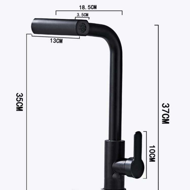 Pull-out Version 4 Modes Waterfall Kitchen Faucet Single Hole Hot/Cold Water Mixer Tap for Sink B...
