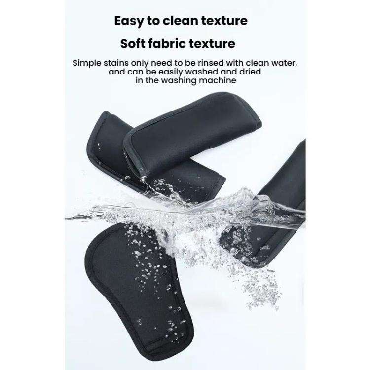 Baby Stroller Seat Belt Shoulder Guard, Color: Black Regular 3pcs /Set