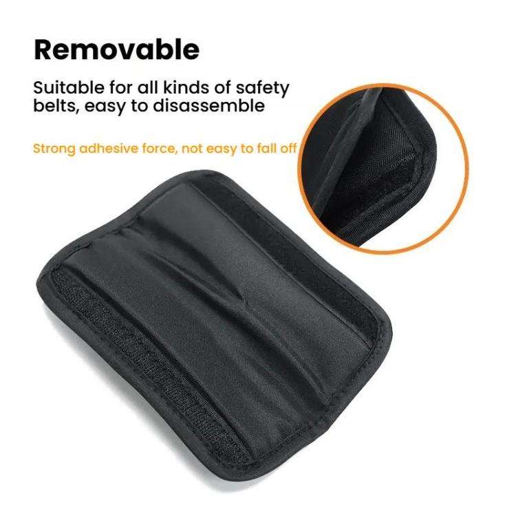 Baby Stroller Seat Belt Shoulder Guard, Color: Black Regular 3pcs /Set