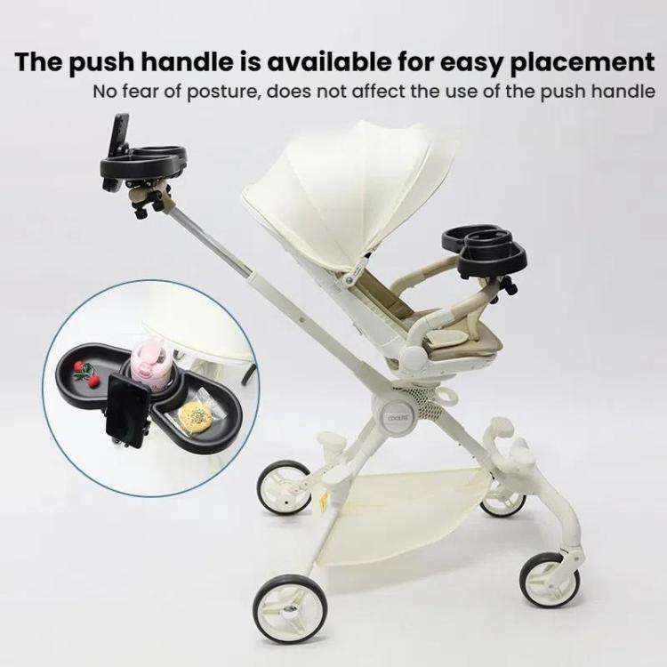 Universal Baby Stroller With Dining Tray And Storage Rack(4 in 1)