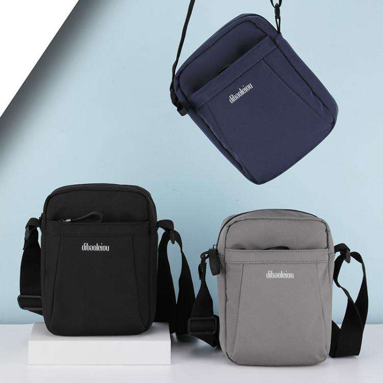 Dibaoleiou Lightweight Multifunction Mobile Phone Bag Men Casual Canvas Bag Shoulder Small Backpa...