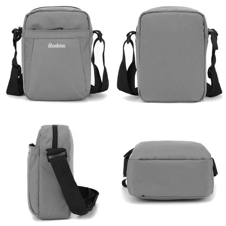 Dibaoleiou Lightweight Multifunction Mobile Phone Bag Men Casual Canvas Bag Shoulder Small Backpa...