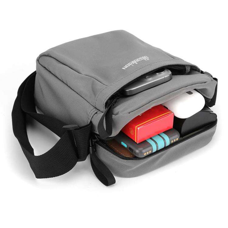 Dibaoleiou Lightweight Multifunction Mobile Phone Bag Men Casual Canvas Bag Shoulder Small Backpa...