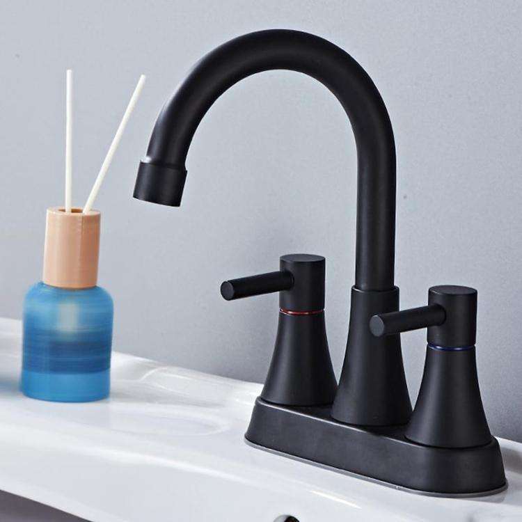 Dual Handle Two-Hole Bathroom Sink Faucet for Undermount Basin Separate Hot/Cold Water Controls, ...