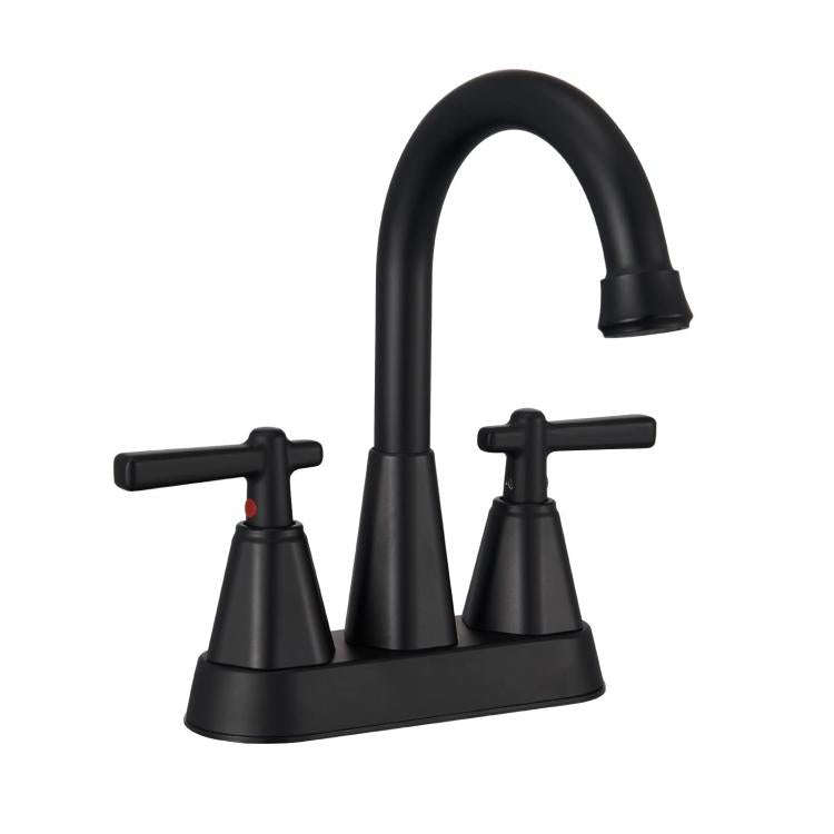 Dual Handle Two-Hole Bathroom Sink Faucet for Undermount Basin Separate Hot/Cold Water Controls, ...