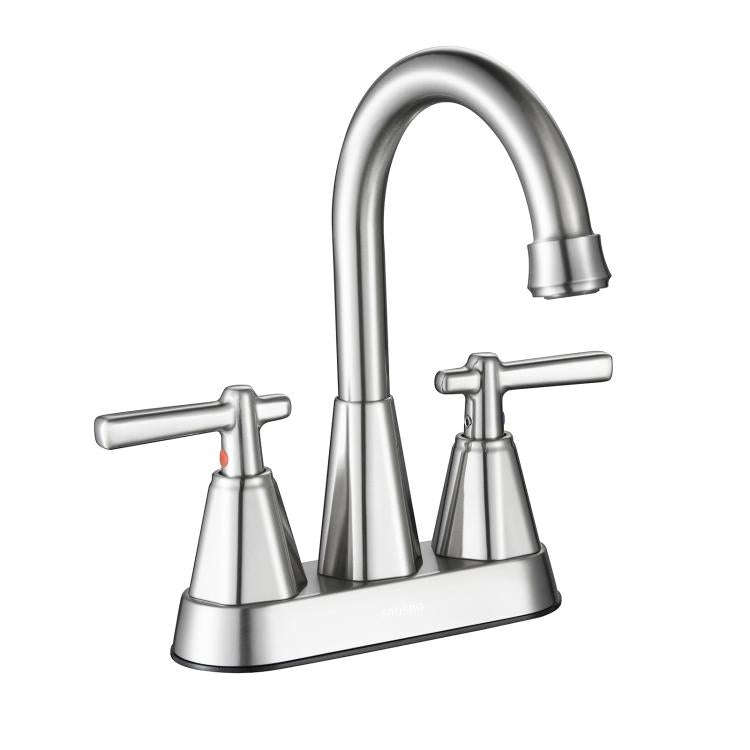 Dual Handle Two-Hole Bathroom Sink Faucet for Undermount Basin Separate Hot/Cold Water Controls, ...