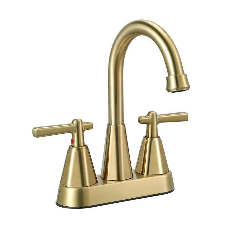 Dual Handle Two-Hole Bathroom Sink Faucet for Undermount Basin Separate Hot/Cold Water Controls, ...