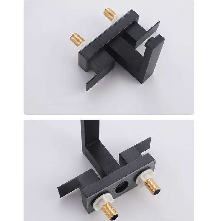 Dual Handle Two-Hole Bathroom Sink Faucet for Undermount Basin Separate Hot/Cold Water Controls, ...