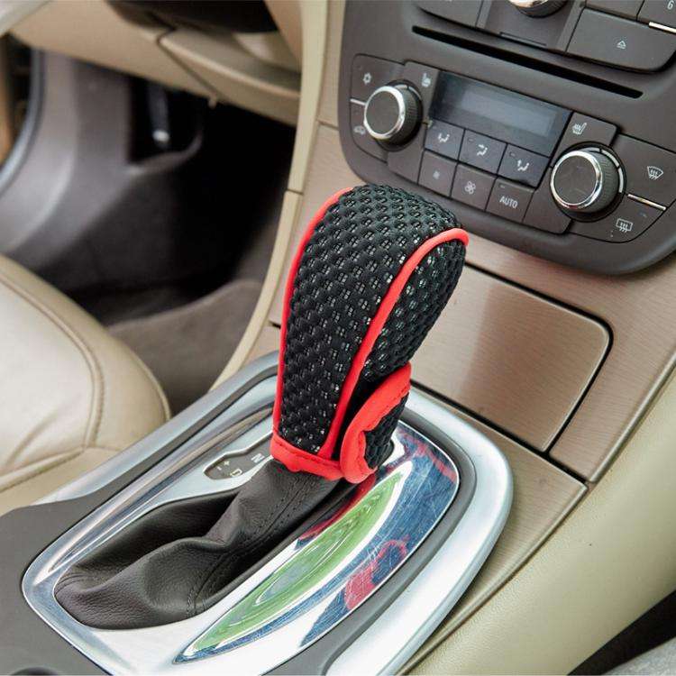 Universal Car Gearshift Cover Interior Accessories, Color: Automatic Transmission Black Red