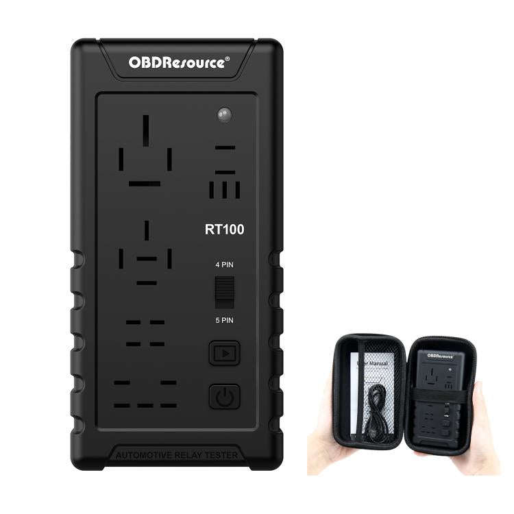 OBDResource 12V Automotive Relay Tester, Model: RT100 With Storage Bag