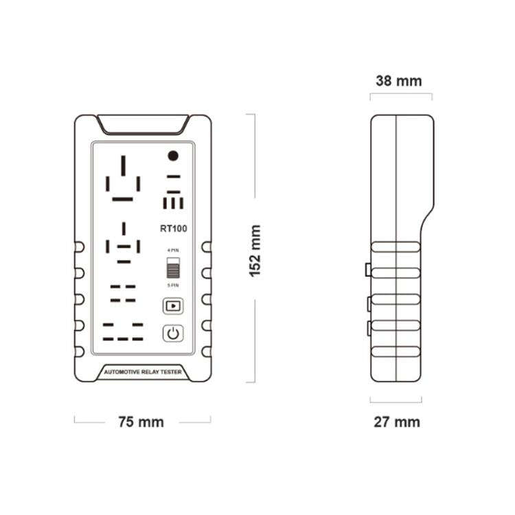 OBDResource 12V Automotive Relay Tester, Model: RT100