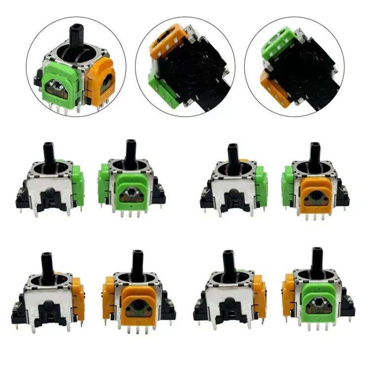 2pcs For PS4 High Precision Adjustable Hall Electromagnetic Joystick IC Rocker Accessories