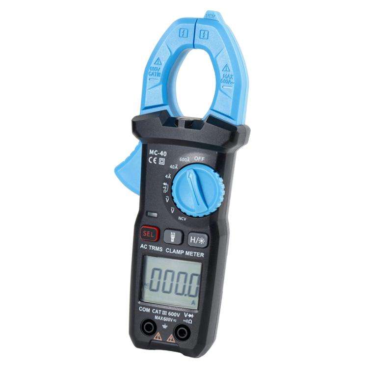 FNIRSI MC40 Intelligent Digital High Precision Clamp Multimeter(Blue)
