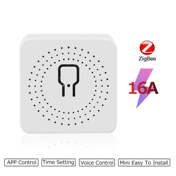 Compatible Tuya Zigbee 16A Smart Switch DIY Breaker 2 Way Control Voice Control