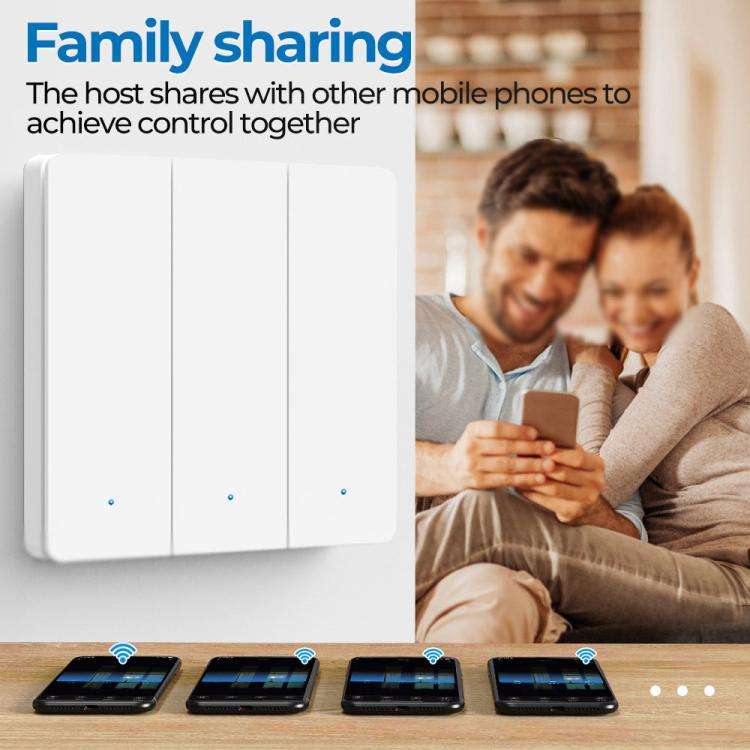 Compatible Tuya ZigBee Smart Light Switch With Radar Motion Sensor No Capacitor Required 2-Gang