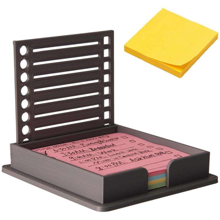 Office Sticky Note Template Box Student Planner Maker Saving Tool(Black)