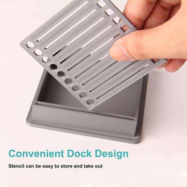 Office Sticky Note Template Box Student Planner Maker Saving Tool(Black)